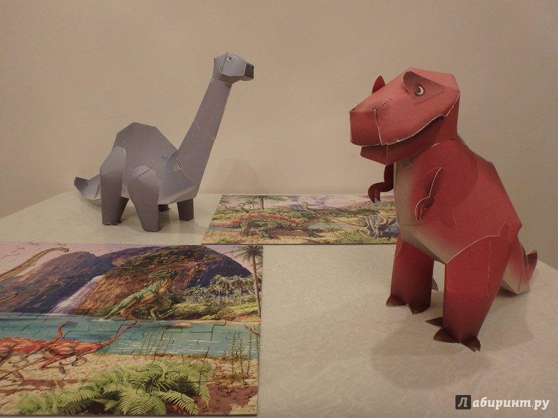 Иллюстрация 31 из 45 для Тираннозавр и апатозавр. Kumon. 3D поделки из бумаги - Тору Кумон | Лабиринт - книги. Источник: R.O.S.S.