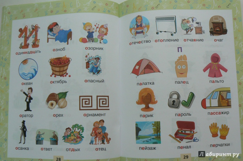 Иллюстрация 7 из 34 для Словарные слова в картинках для начальной школы | Лабиринт - книги. Источник: Марина