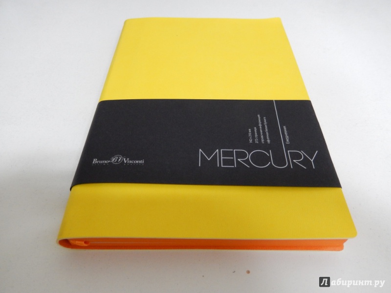 Иллюстрация 2 из 5 для Ежедневник недатированный "Mercury" (А5, желтый) (3-435/12) | Лабиринт - канцтовы. Источник: dbyyb