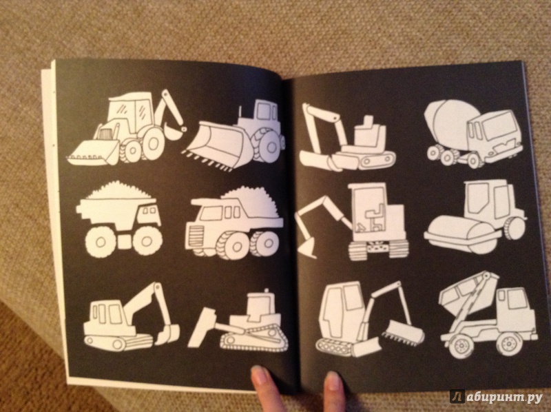Иллюстрация 4 из 34 для Все тракторы и грузовики. Книжка-раскраска | Лабиринт - книги. Источник: Natik-15