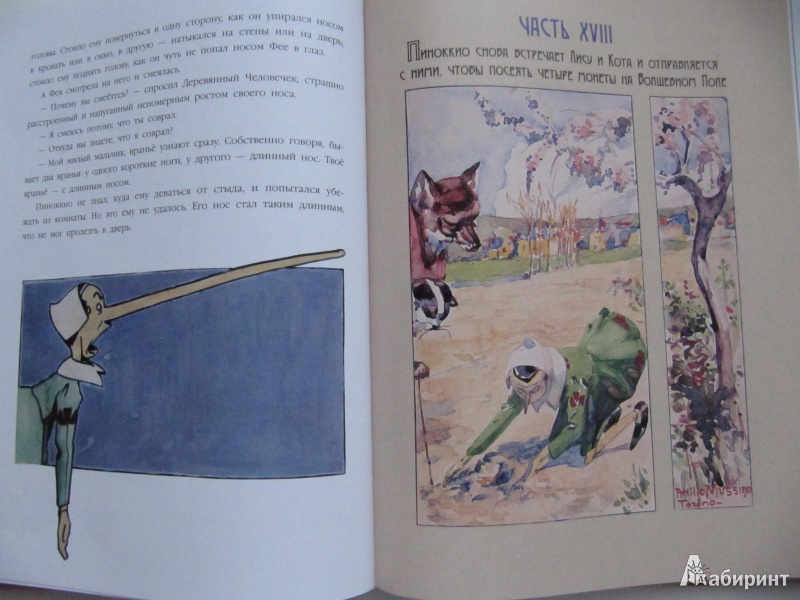 Иллюстрация 28 из 63 для Приключения Пиноккио - Карло Коллоди | Лабиринт - книги. Источник: DoNNa.С