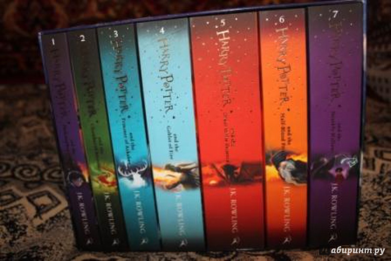 Иллюстрация 25 из 34 для Harry Potter Boxed Set. Complete Collection - Joanne Rowling | Лабиринт - книги. Источник: Чижова  Юлия