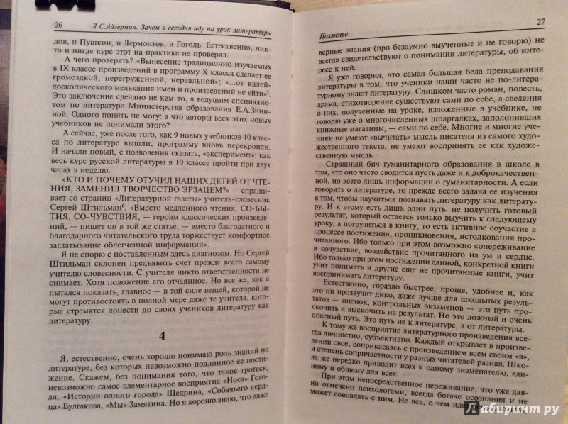 Иллюстрация 14 из 33 для Зачем я сегодня иду на урок русской литературы - Лев Айзерман | Лабиринт - книги. Источник: Hellen