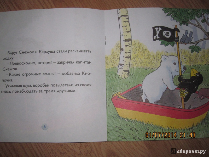 Иллюстрация 17 из 27 для Снежок становится лесным пиратом - Дервиль, Стеэр | Лабиринт - книги. Источник: Русских  Юлия
