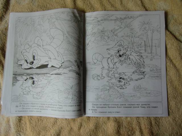 Иллюстрация 30 из 30 для Книжка-раскраска "Крошка Енот" | Лабиринт - книги. Источник: Лимпи