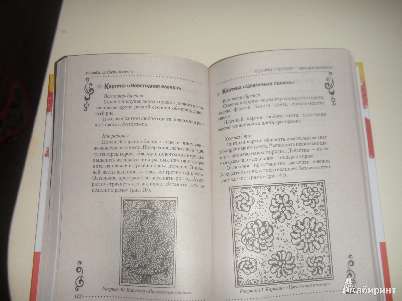 Иллюстрация 14 из 16 для Мозаика из крупы и семян - Елена Каминская | Лабиринт - книги. Источник: milasan