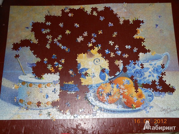 Иллюстрация 11 из 11 для Puzzle-1500. "Цветы и абрикосы" (C-150793) | Лабиринт - игрушки. Источник: Klementinka