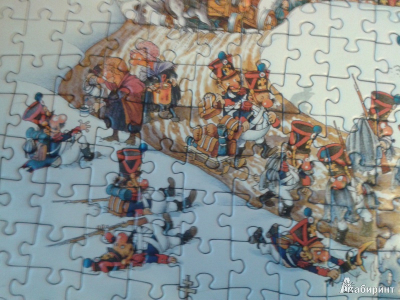 Иллюстрация 9 из 10 для Puzzle-2000 "Отступление Наполеона" (29566) | Лабиринт - игрушки. Источник: Batman