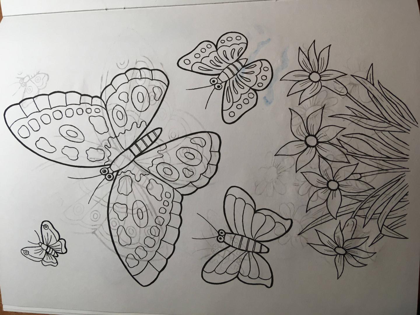 Иллюстрация 22 из 22 для Цветы и бабочки - Татьяна Коваль | Лабиринт - книги. Источник: Vasioero
