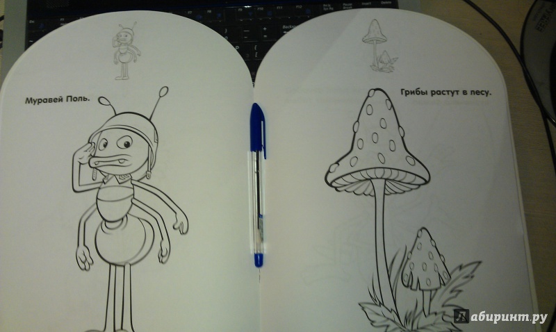 Иллюстрация 7 из 11 для Наклей и раскрась для малышей. Пчелка Мая (№1311) | Лабиринт - книги. Источник: sonyaoum