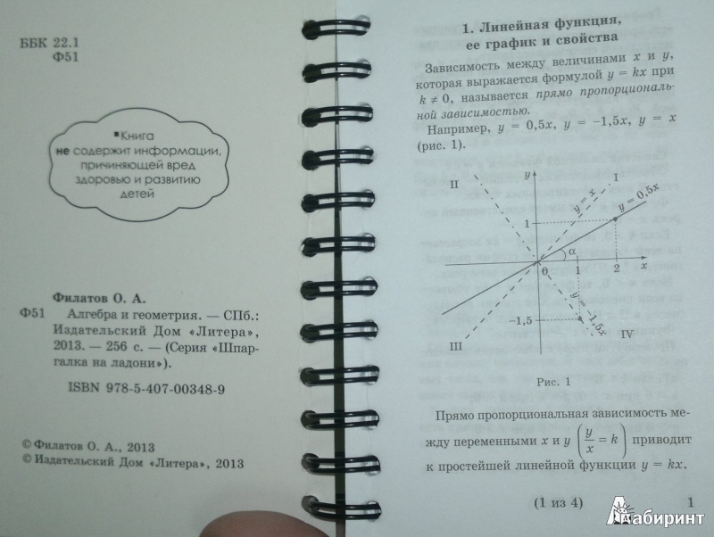 Иллюстрация 4 из 8 для Алгебра и геометрия - Олег Филатов | Лабиринт - книги. Источник: Леонид Сергеев