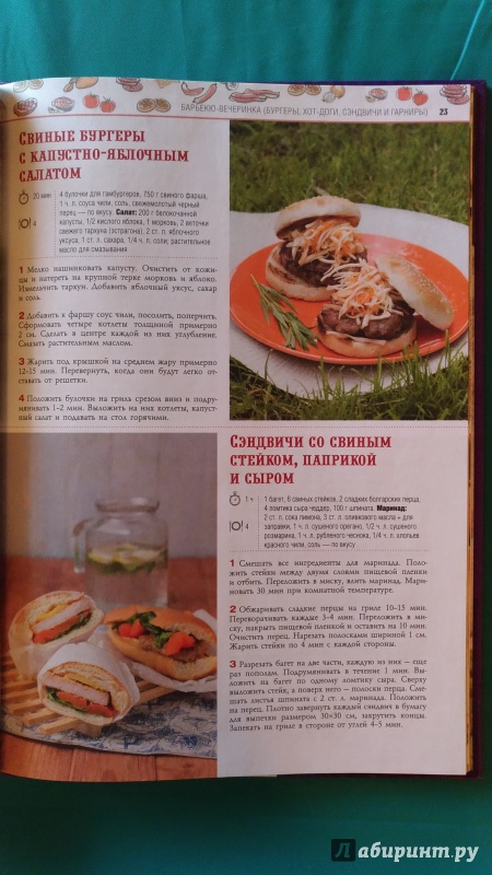 Иллюстрация 11 из 25 для 100 лучших рецептов блюд на гриле и барбекю | Лабиринт - книги. Источник: veler64