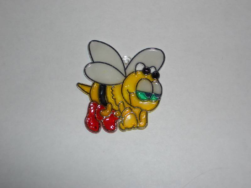Иллюстрация 1 из 5 для Витраж малый: Пчелка | Лабиринт - игрушки. Источник: sher