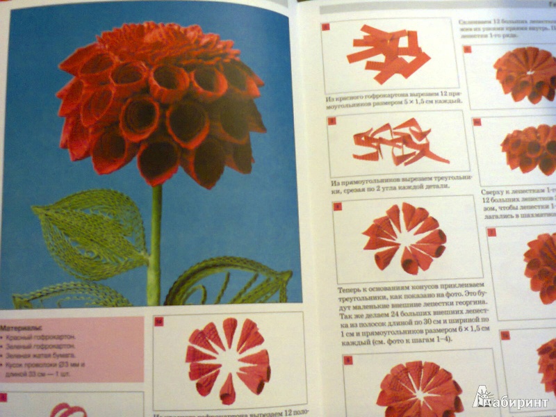 Иллюстрация 5 из 26 для Цветы в технике квиллинг - Клавдия Моргунова | Лабиринт - книги. Источник: G