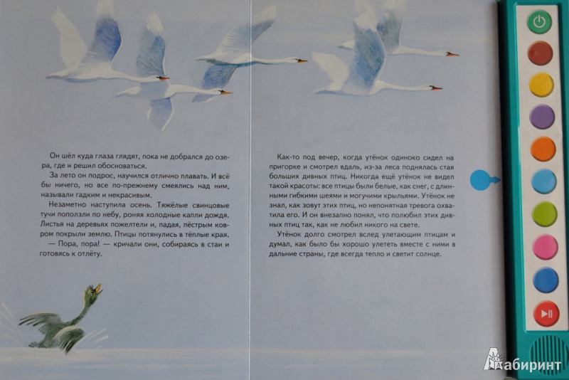 Иллюстрация 8 из 22 для Гадкий утенок. Волшебная книга-плеер - Ганс Андерсен | Лабиринт - книги. Источник: NDusha