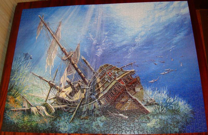 Иллюстрация 11 из 14 для Puzzle-2000. Затонувший корабль (С-200252) | Лабиринт - игрушки. Источник: Psych0Lira
