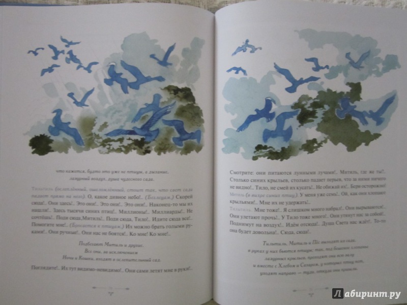 Иллюстрация 72 из 73 для Синяя птица - Морис Метерлинк | Лабиринт - книги. Источник: ЮлияО