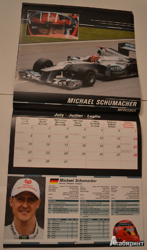 Иллюстрация 4 из 5 для Календарь 2013 "Формула 1" (75893) | Лабиринт - сувениры. Источник: Елена Эдуардовна