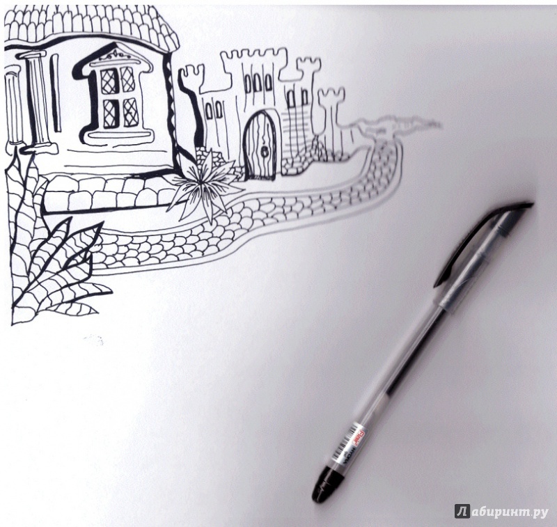 Иллюстрация 4 из 12 для Ручка гелевая Flair, черная | Лабиринт - канцтовы. Источник: Соня-А