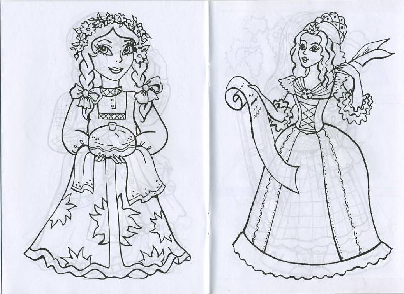 Иллюстрация 5 из 9 для Раскраска: Сказочные персонажи | Лабиринт - книги. Источник: Pallada