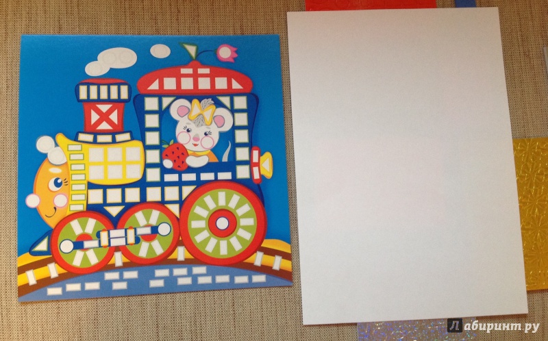 Иллюстрация 3 из 7 для Разноцветная мозаика для малышей "Пароходик. Паровозик" (2828) | Лабиринт - игрушки. Источник: Рыбьянова  Валентина Владимировна
