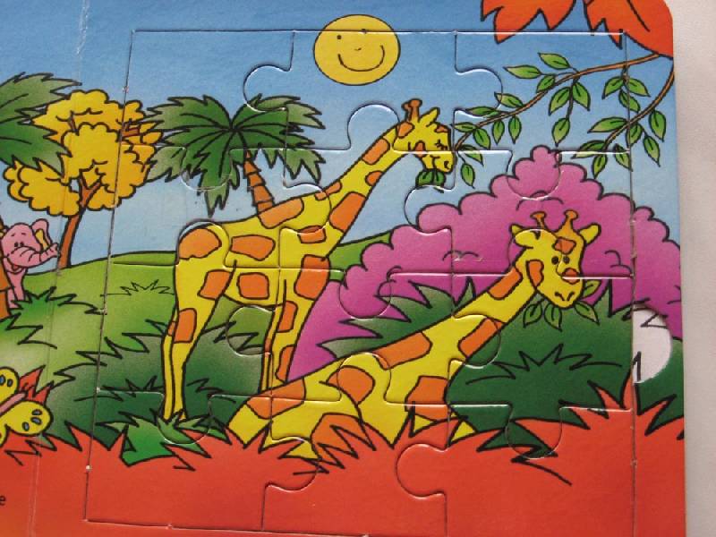 Иллюстрация 10 из 32 для В сафари-парке. Книжка-мозаика-раскраска | Лабиринт - книги. Источник: Dana-ja