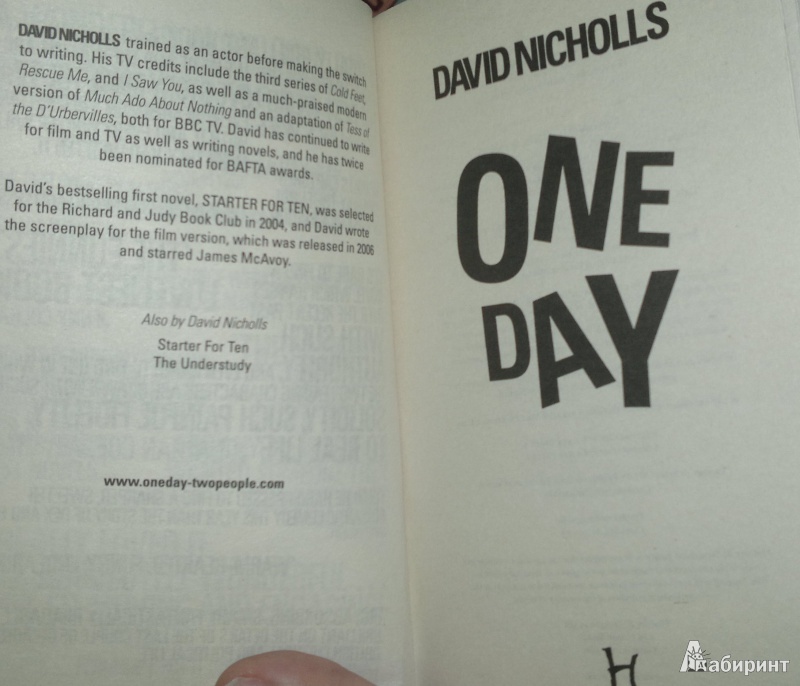 Иллюстрация 4 из 12 для One Day - David Nicholls | Лабиринт - книги. Источник: Леонид Сергеев