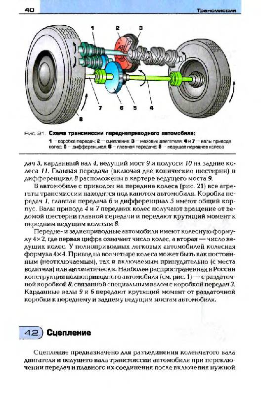 Иллюстрация 16 из 23 для Устройство и техническое обслуживание легковых автомобилей - Родичев, Кива | Лабиринт - книги. Источник: Юта