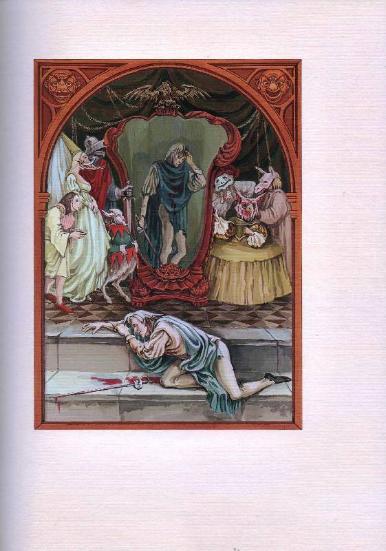 Иллюстрация 45 из 58 для Маска Красной Смерти - Эдгар По | Лабиринт - книги. Источник: Zhanna