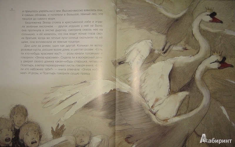 Иллюстрация 5 из 40 для Дикие лебеди - Ганс Андерсен | Лабиринт - книги. Источник: Трухина Ирина