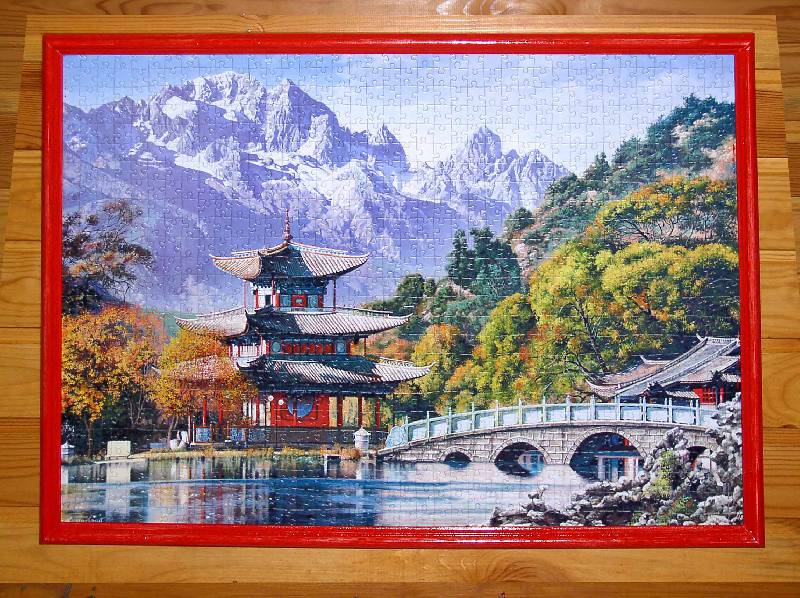 Иллюстрация 10 из 13 для Puzzle-1000. Пагода, Китай (С-101481) | Лабиринт - игрушки. Источник: Дивид  Сергей Юльевич