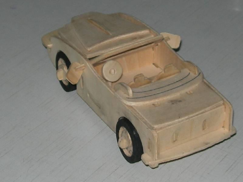 Иллюстрация 10 из 15 для Сборная деревянная модель "Кабриолет БМВ" | Лабиринт - игрушки. Источник: Екатерина