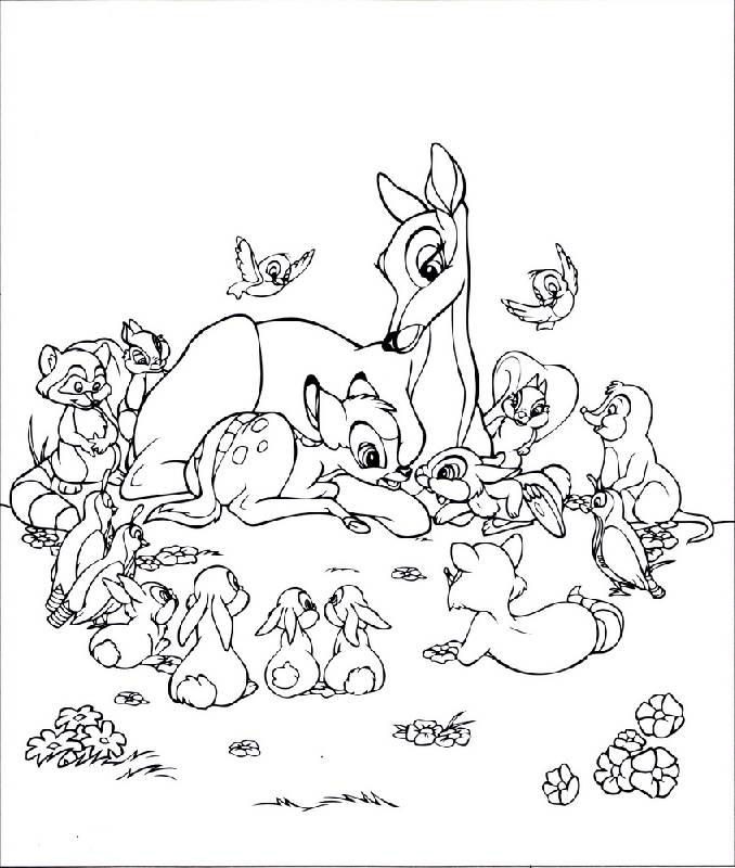 Иллюстрация 9 из 10 для Бемби № 1010 Наклей и раскрась | Лабиринт - книги. Источник: urri23