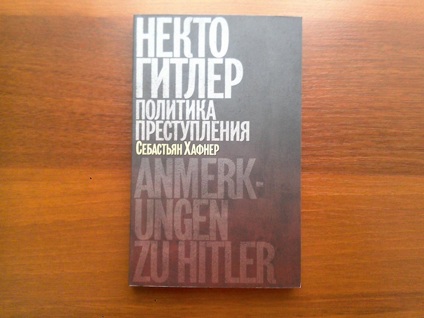 Иллюстрация 3 из 14 для Некто Гитлер. Политика преступления - Себастьян Хафнер | Лабиринт - книги. Источник: noname
