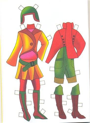 Иллюстрация 5 из 8 для Бумажная кукла: Настя | Лабиринт - книги. Источник: Крылова  Светлана Александровна