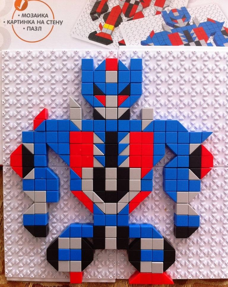 Иллюстрация 7 из 14 для Мозаика "Роботы", 420 деталей (ВВ3030) | Лабиринт - игрушки. Источник: Zabava