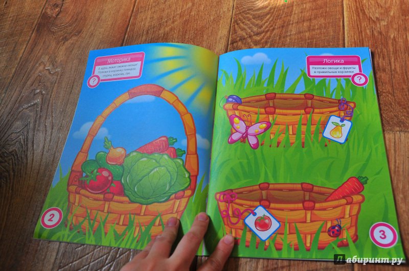 Иллюстрация 20 из 23 для Овощи и фрукты. Развивающая книга с наклейками для детей от 2 лет - С. Разин | Лабиринт - книги. Источник: Svetik