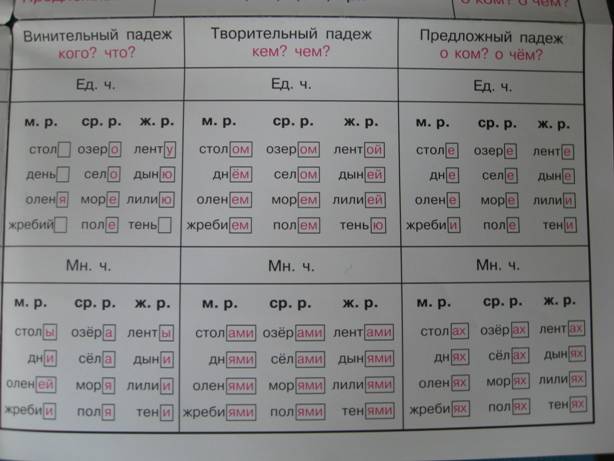 Иллюстрация 5 из 6 для Русский язык. Падежи. Таблица-плакат для учащихся 3-5 классов | Лабиринт - книги. Источник: Карпенко  Евгения