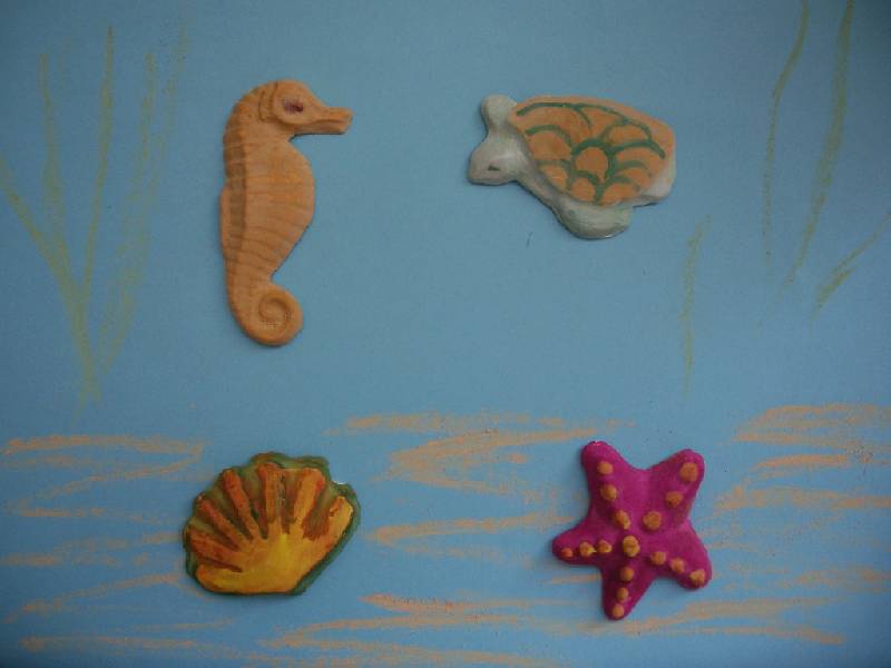 Иллюстрация 5 из 5 для Ваятель. Набор для создания объемных барельефов на магнитах "Обитатели морей" | Лабиринт - игрушки. Источник: Tiger.