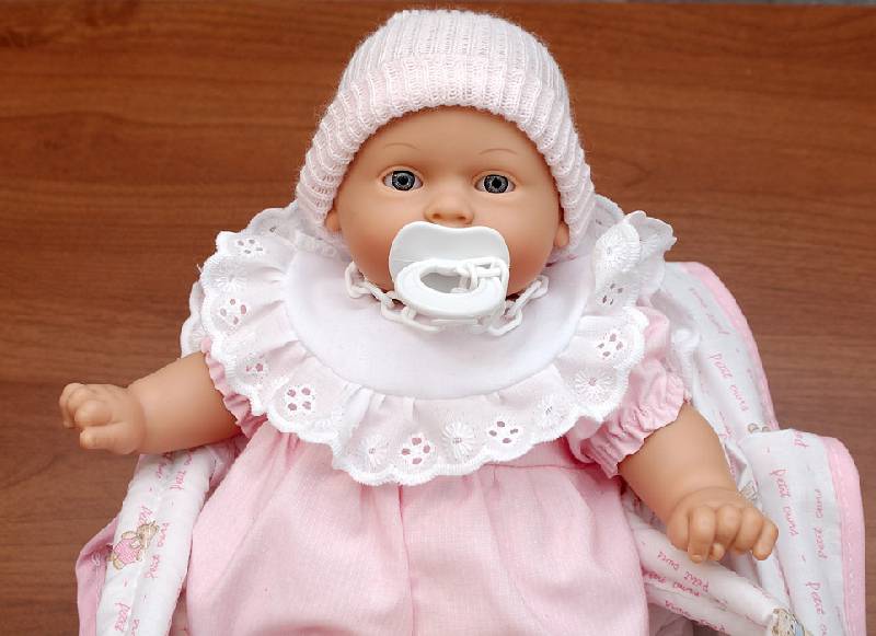 Иллюстрация 5 из 9 для Кукла-младенец "Бэби" в розовом, плачет (26см) (5523GR) | Лабиринт - игрушки. Источник: LutikL