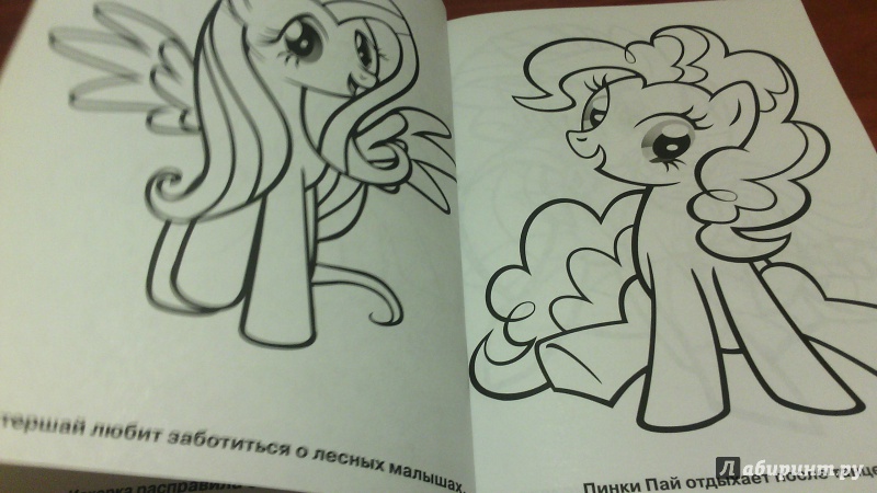 Иллюстрация 10 из 18 для Мультраскраска. Мой маленький пони | Лабиринт - книги. Источник: Карпеченко  Юля