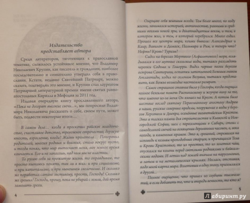 Иллюстрация 4 из 7 для Пока не догорят высокие свечи...: Избранная проза - Владимир Крупин | Лабиринт - книги. Источник: Благинин  Юрий