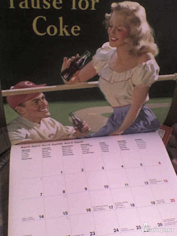 Иллюстрация 9 из 14 для Календарь на 2014 год "Кока-кола" (7-6722) | Лабиринт - сувениры. Источник: Роза с шипами