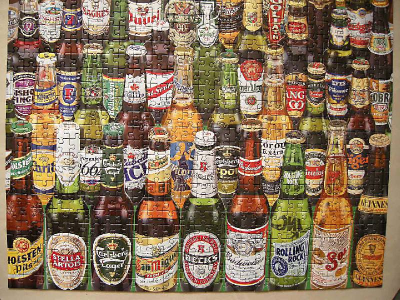Иллюстрация 9 из 10 для Пазл-1000 "Коллекция бутылок пива" | Лабиринт - игрушки. Источник: i.oxana