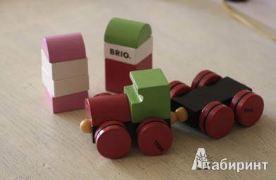 Иллюстрация 3 из 4 для Конструктор из кубиков на магнитах, поезд (30134) | Лабиринт - игрушки. Источник: twicks