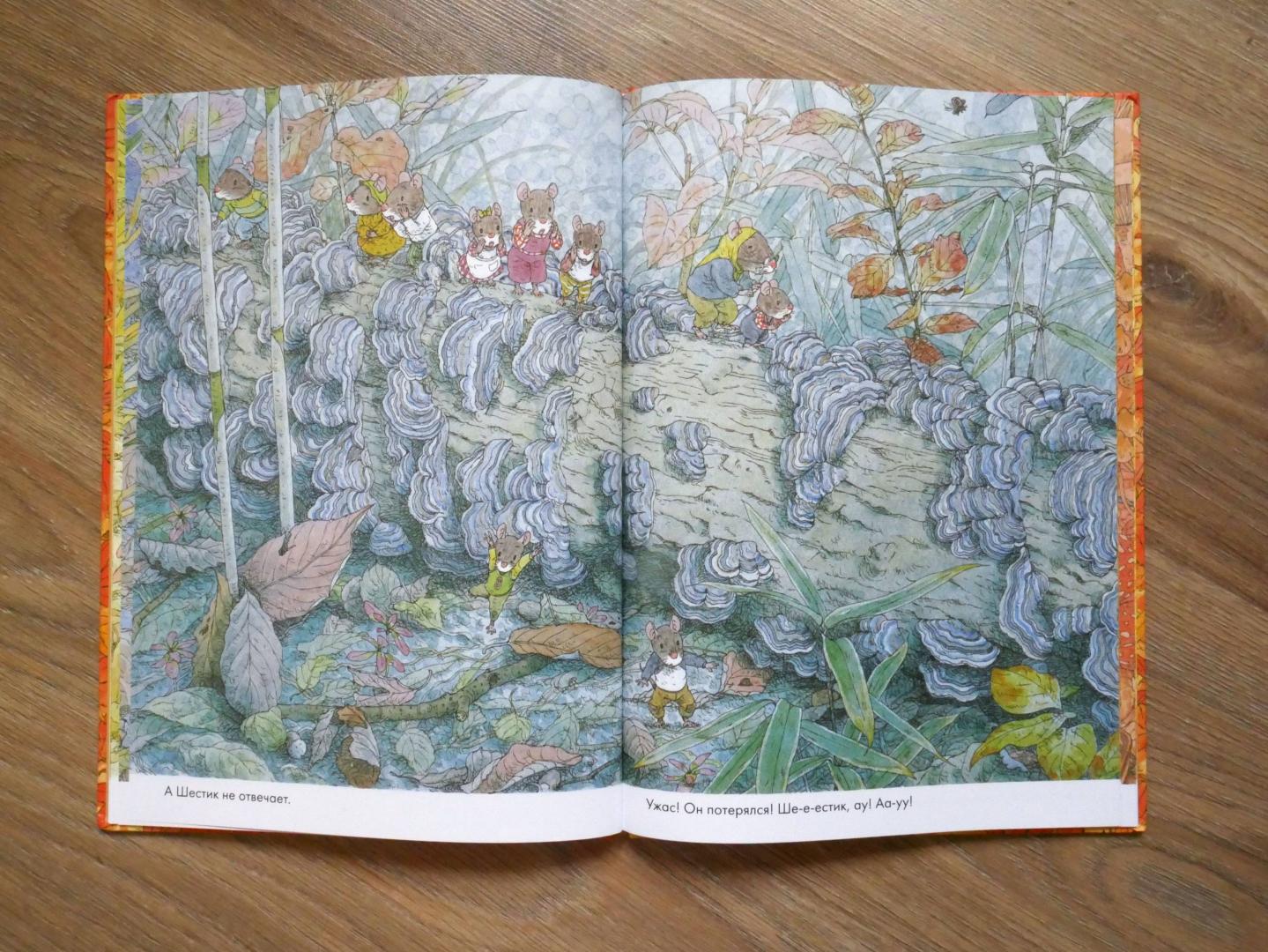 Иллюстрация 33 из 42 для 14 лесных мышей. Парад грибов - Кадзуо Ивамура | Лабиринт - книги. Источник: Чижова  Анна