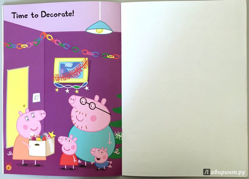 Иллюстрация 6 из 15 для Peppa Pig. Peppa's Christmas. Sticker Book | Лабиринт - книги. Источник: Красильникова  Мария