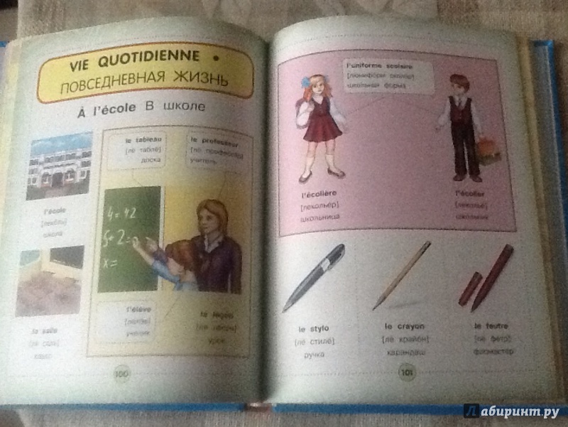 Иллюстрация 3 из 6 для Французско-русский визуальный словарь для детей | Лабиринт - книги. Источник: Дана