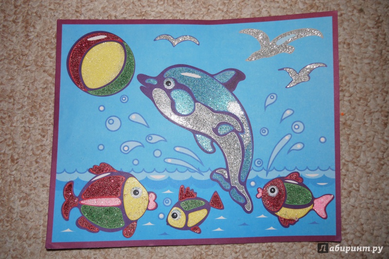 Иллюстрация 2 из 8 для Мерцающий песок "Дельфинчик" (2656) | Лабиринт - игрушки. Источник: Ушакова  Анна