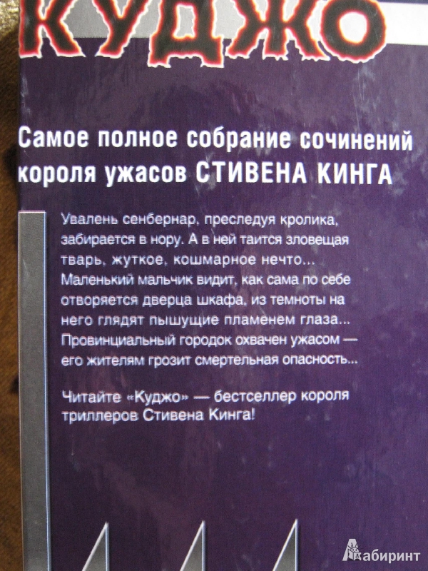 Иллюстрация 19 из 19 для Куджо - Стивен Кинг | Лабиринт - книги. Источник: Лабиринт